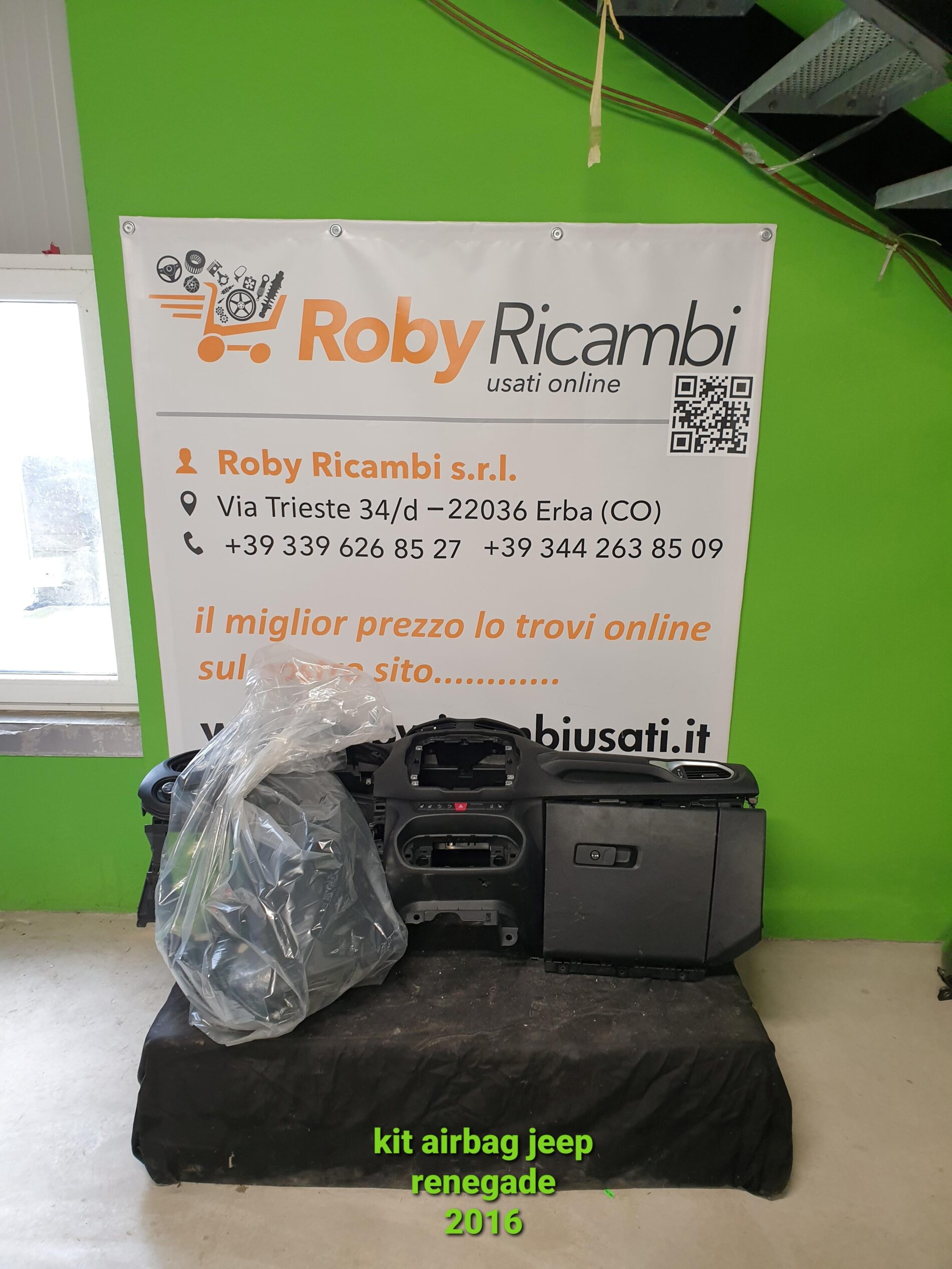 Kit airbag Jeep Renegade – 2016
