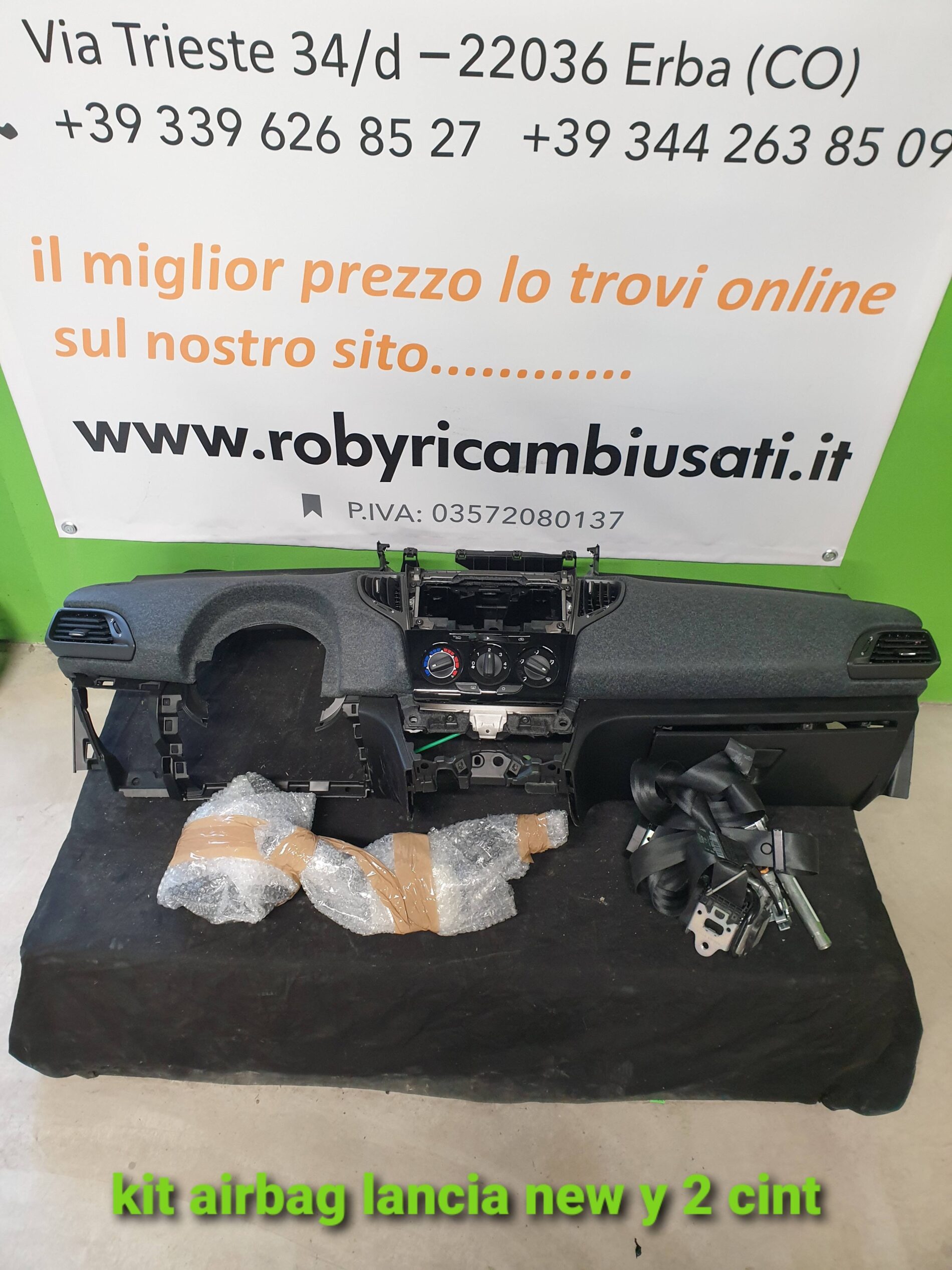 Kit airbag Lancia new y 2 cint