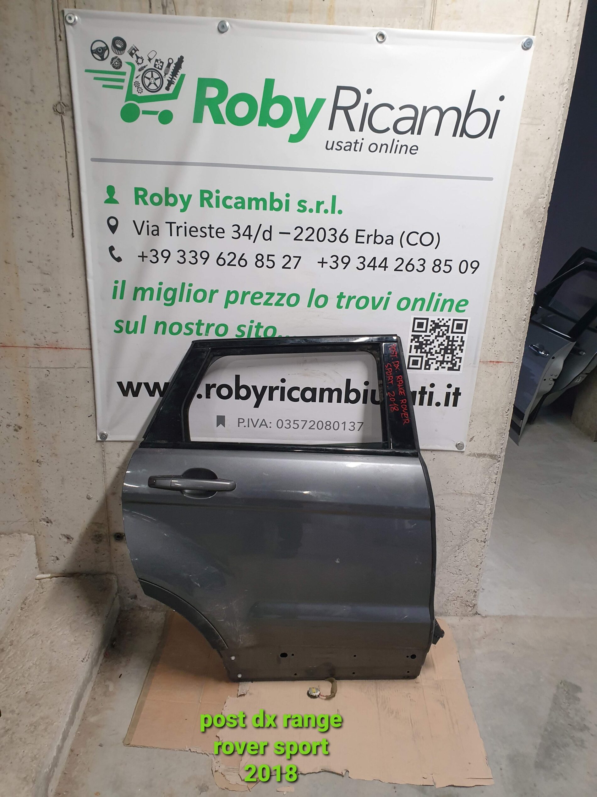 Porta/Portiera posteriore destra Range Rover Evoque – 2018