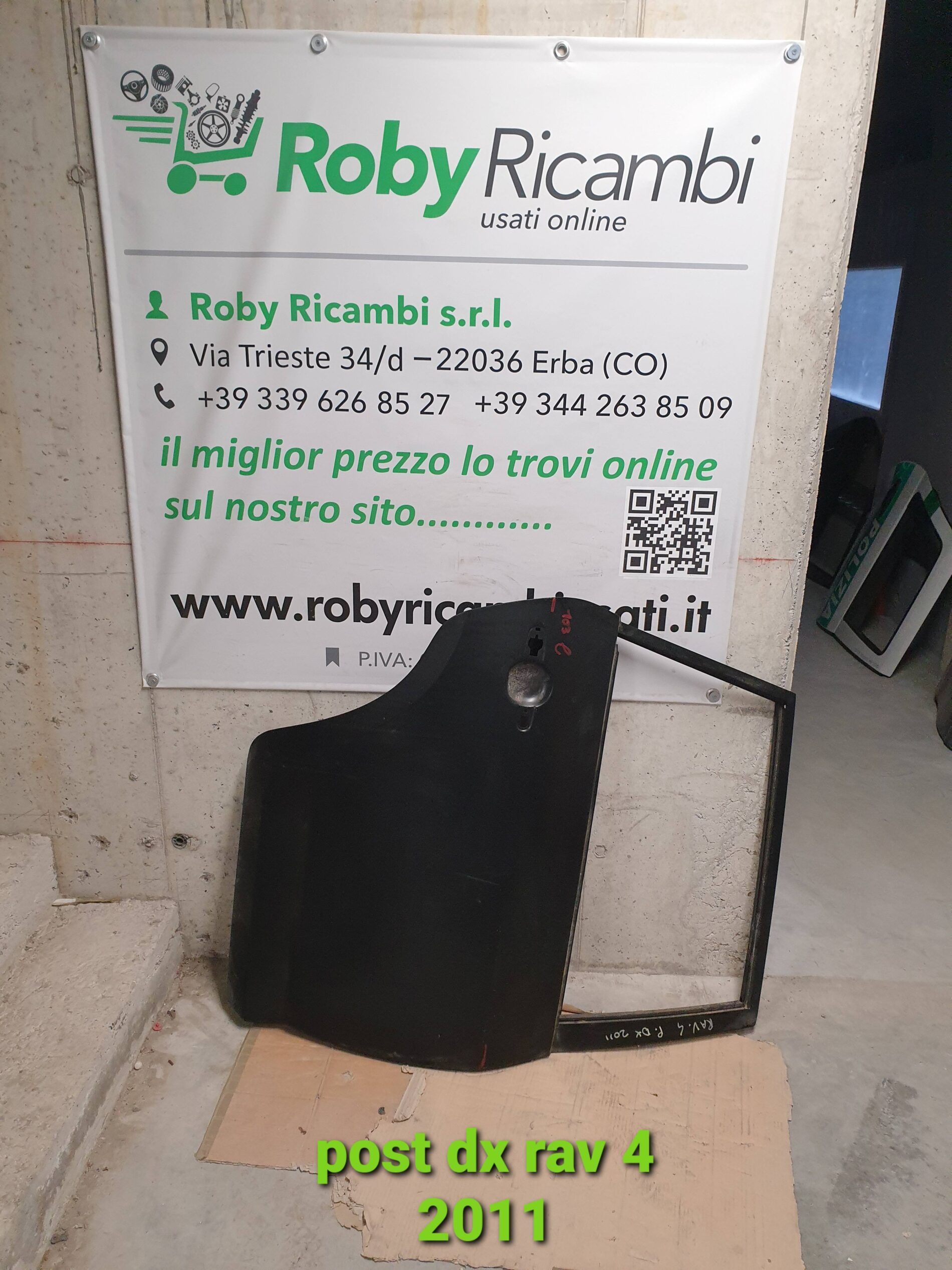 Porta/Portiera posteriore destra Rav 4 – 2011