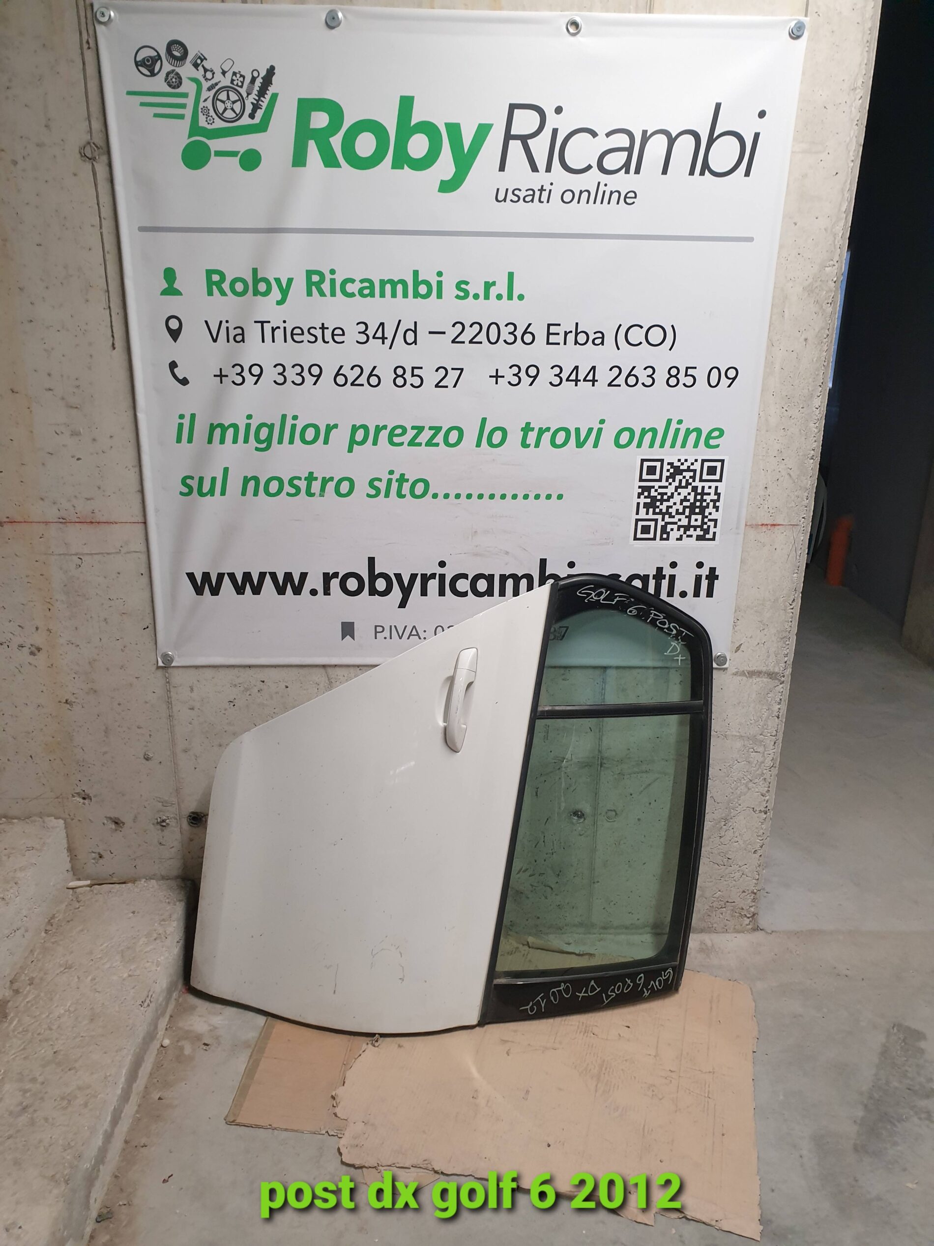 Porta/Portiera posteriore destra Volkswagen Golf 6 – 2012