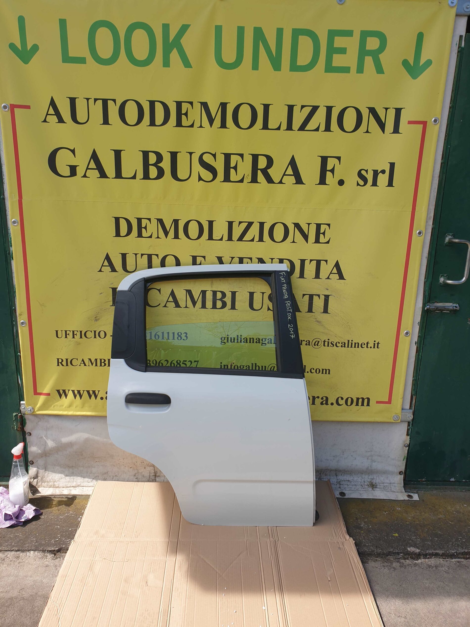 Porta/Portiera posteriore Destra x Fiat New Panda 2017 – No Fascia