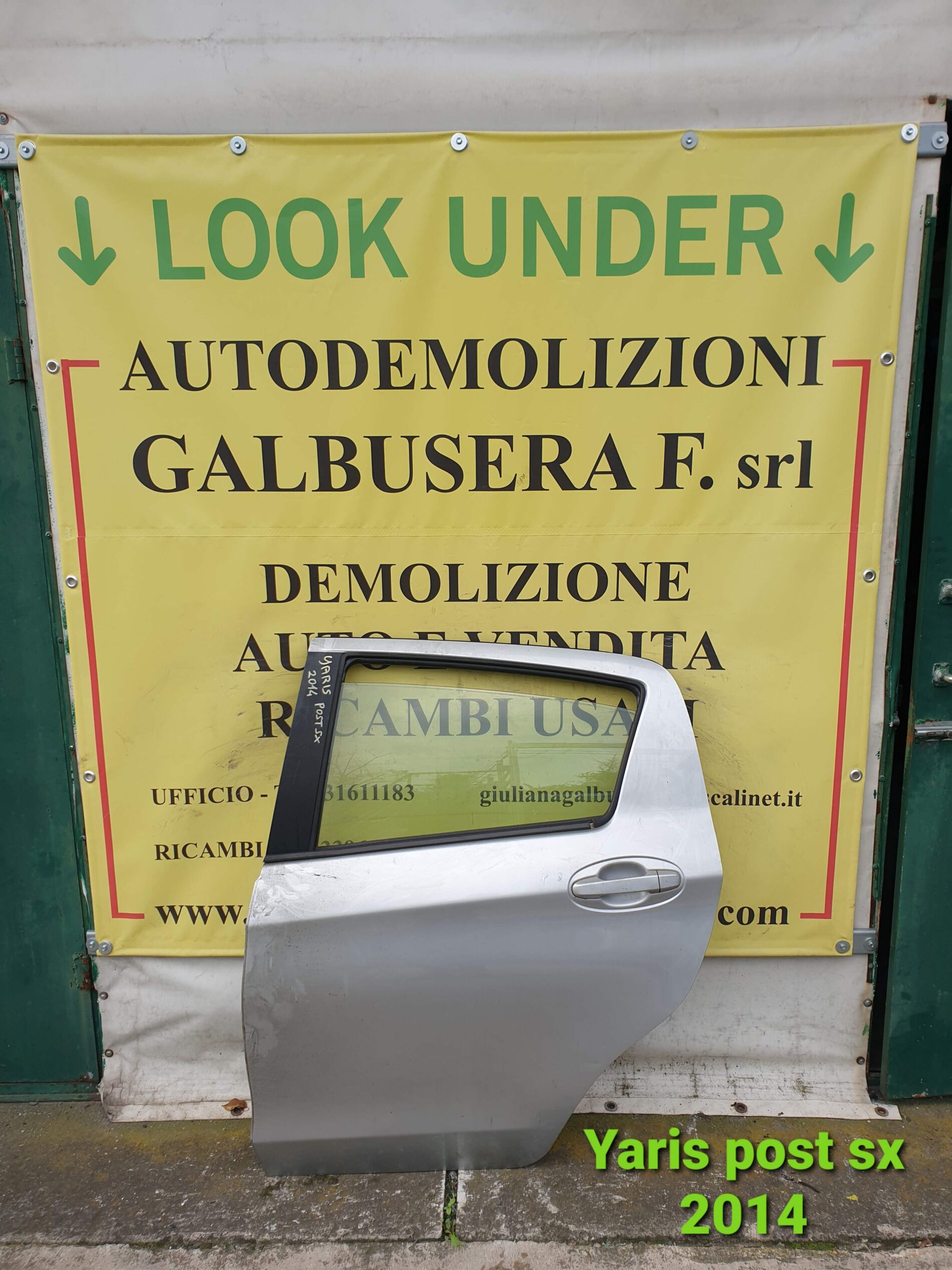 Porta/Portiera Posteriore Sinistra x Toyota Yaris – 2014
