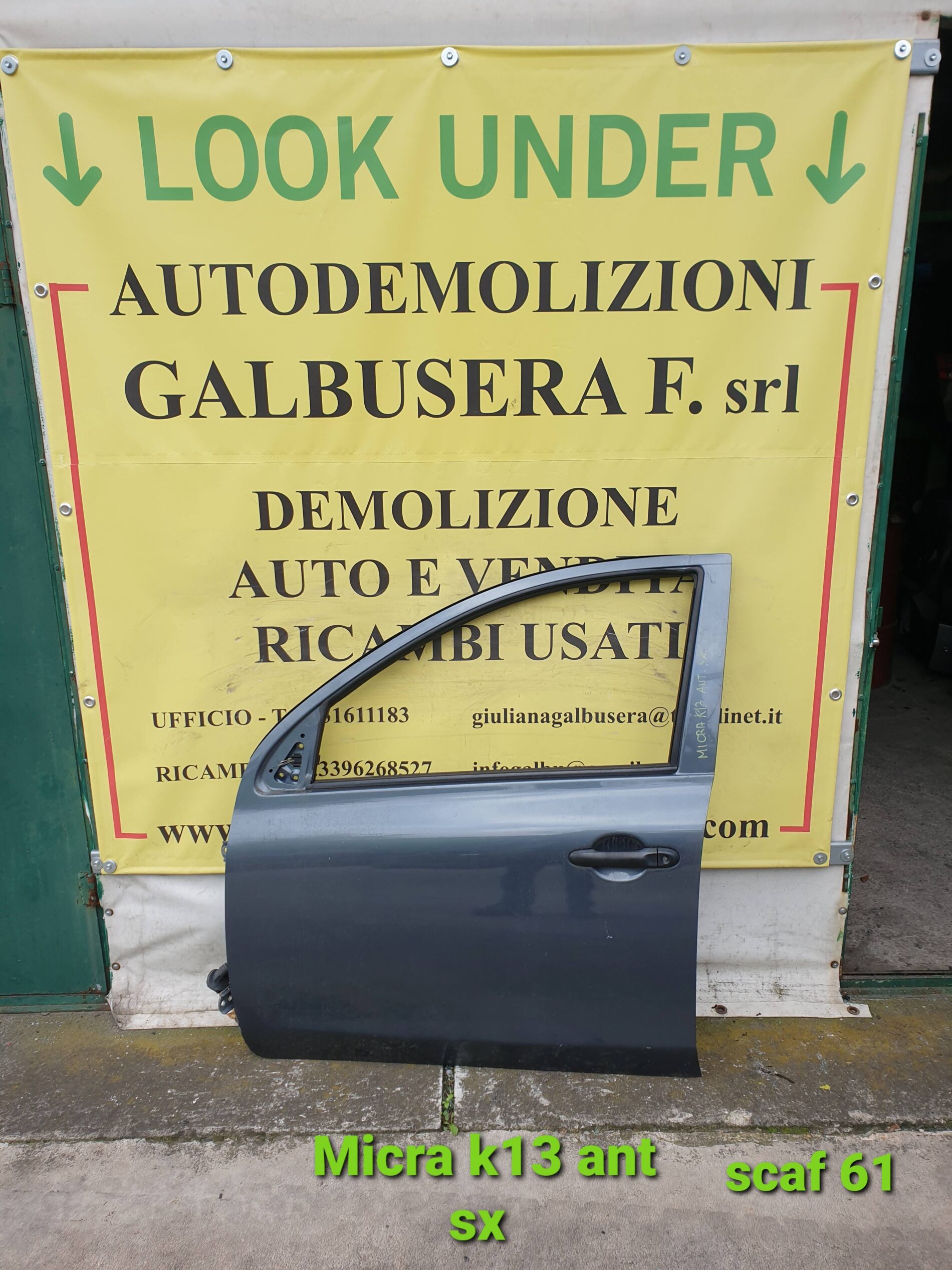 Porta/Portiera Anteriore Sinistra x Nissan Micra k13