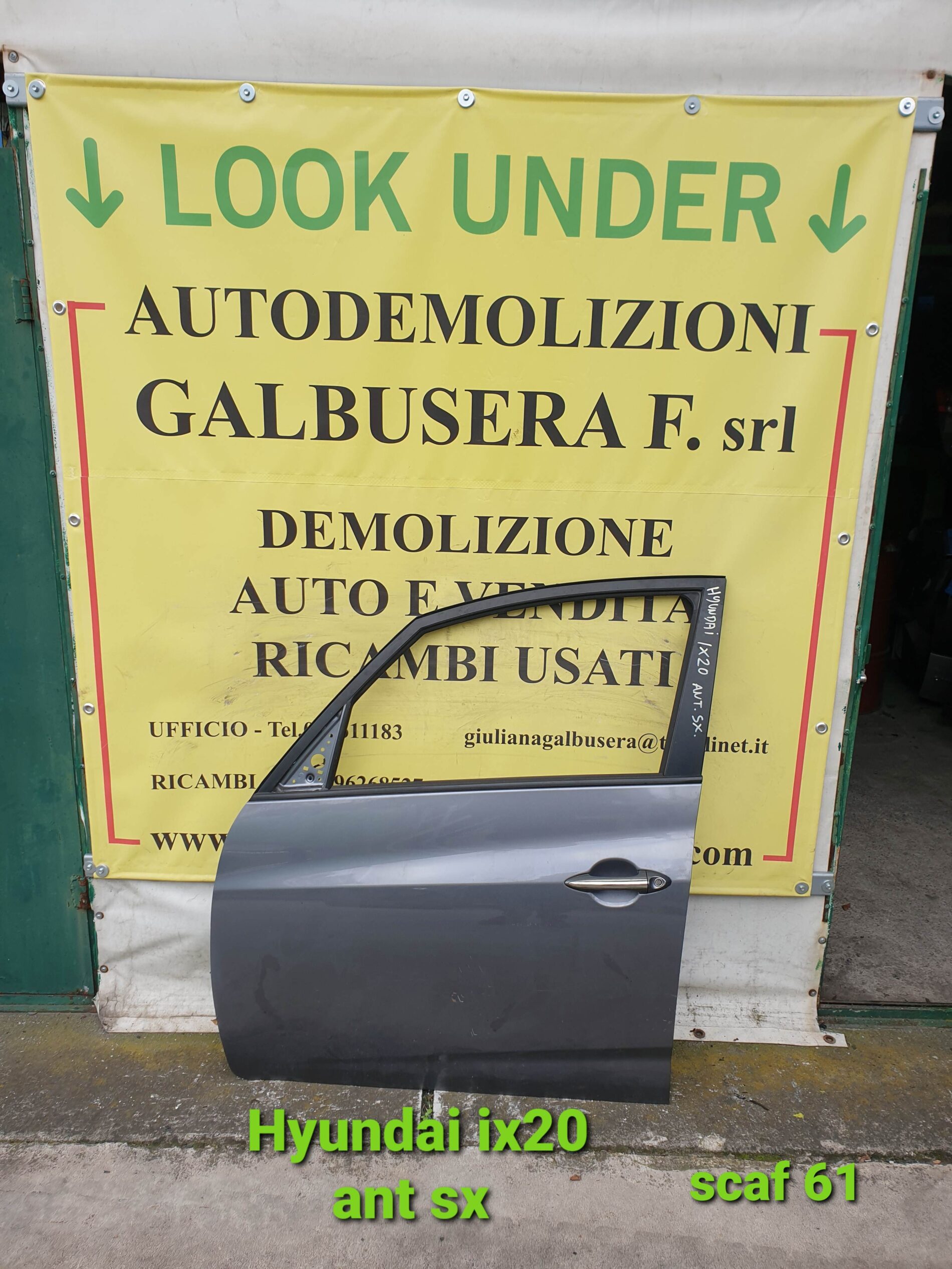 Porta/Portiera Anteriore Sinistra x Hyundai ix20 – 2016