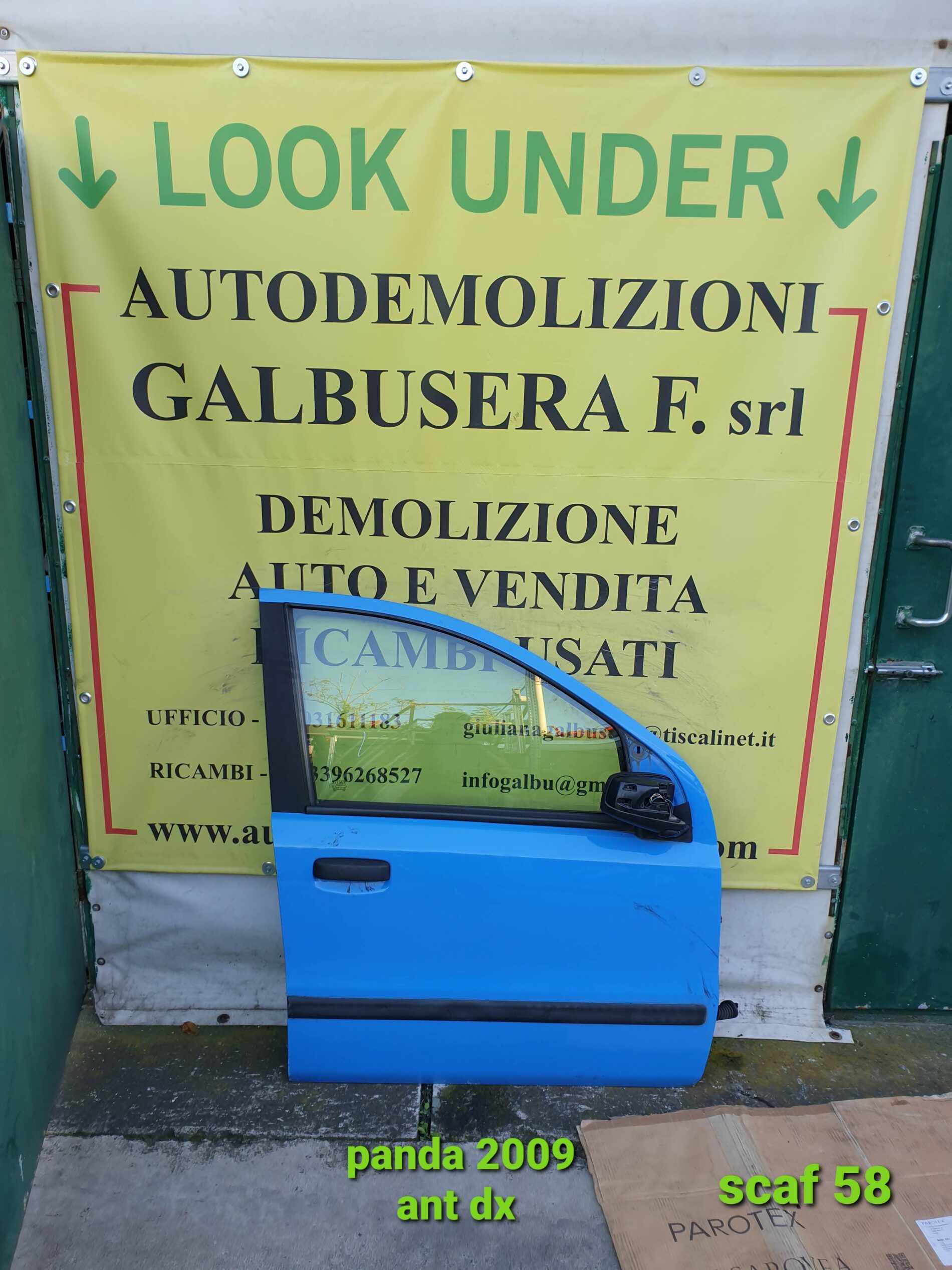 Porta/Portiera Anteriore Fiat Panda – 2009