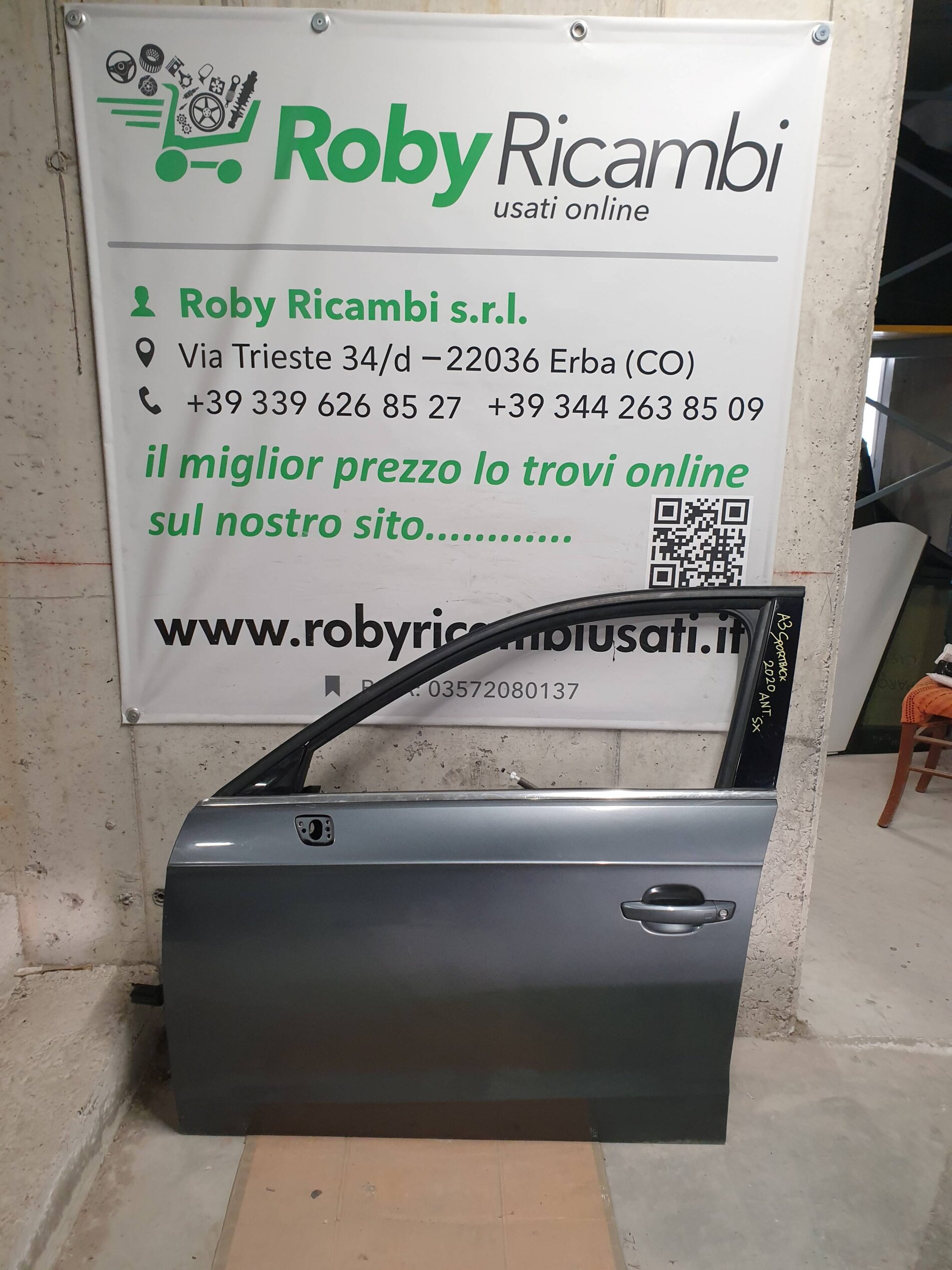 Porta/Portiera Anteriore Sinistra Audi A3 Sportback – 2018