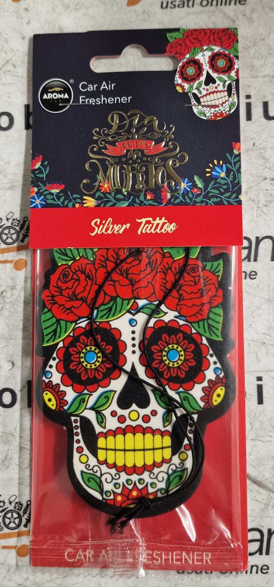 💀 Profumatore x Auto – Silver Tatoo