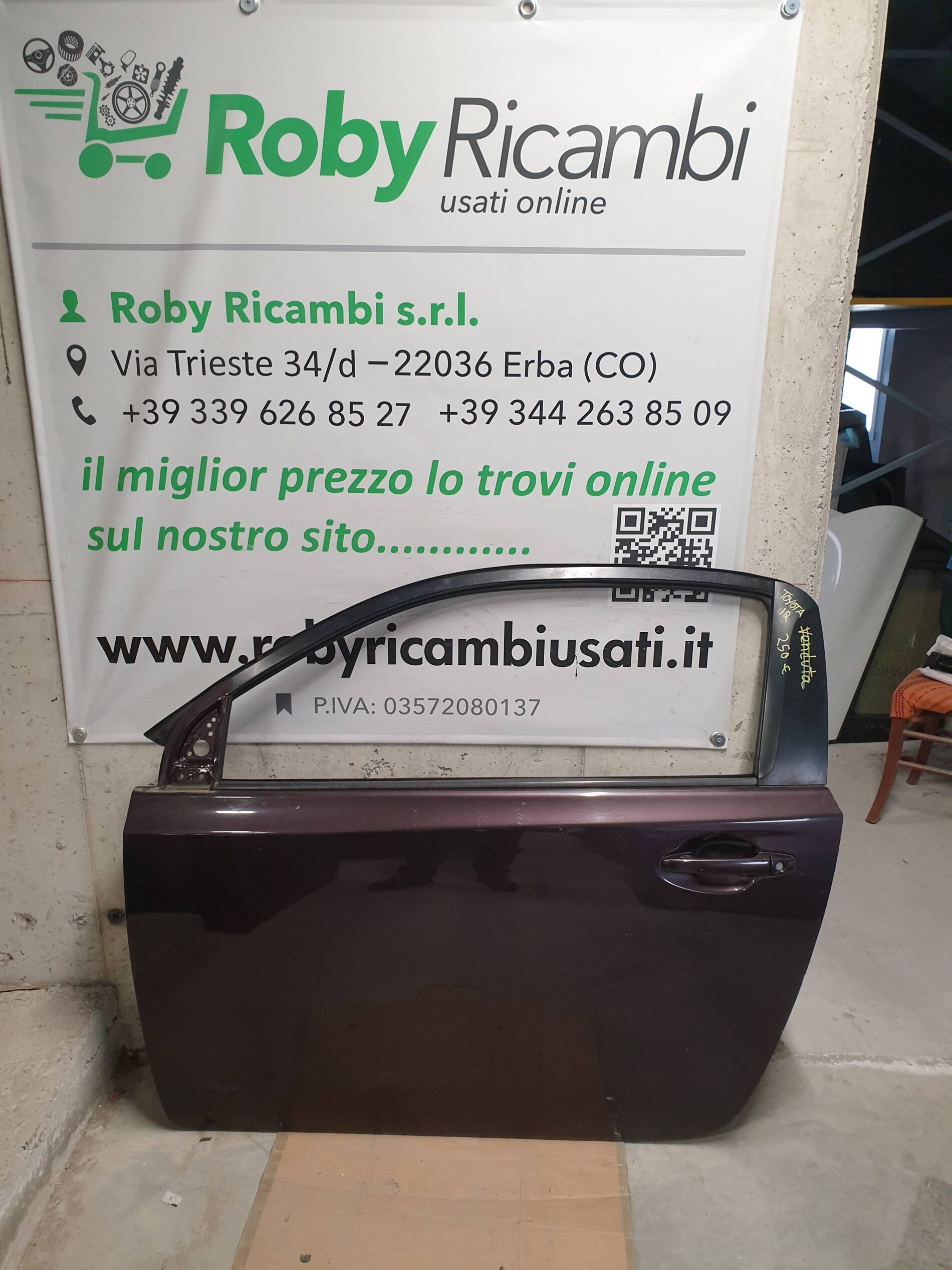 Porta/Portiera Sinistra x Toyota IQ – 2010