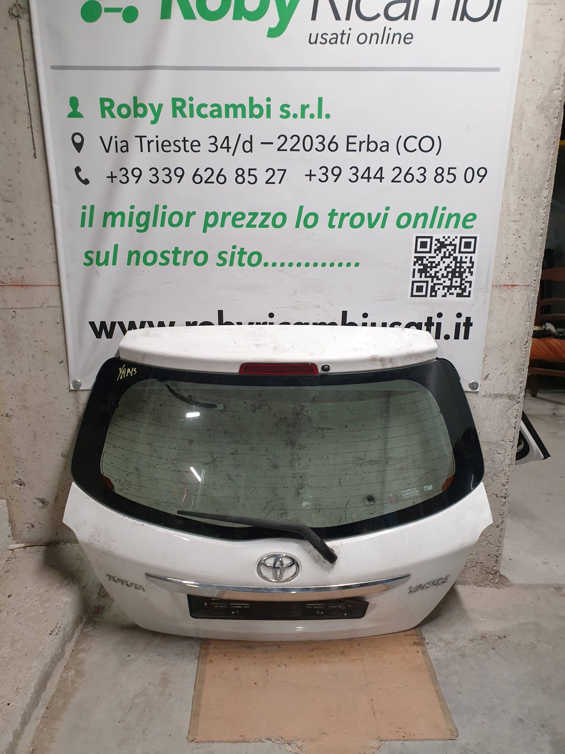 Portellone Posteriore x Toyota Yaris – 2015