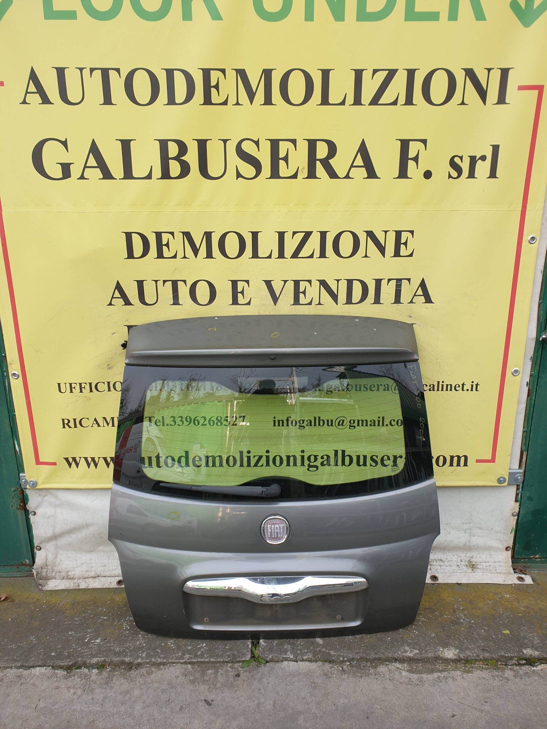 Portellone Posteriore x Fiat 500 – 2009