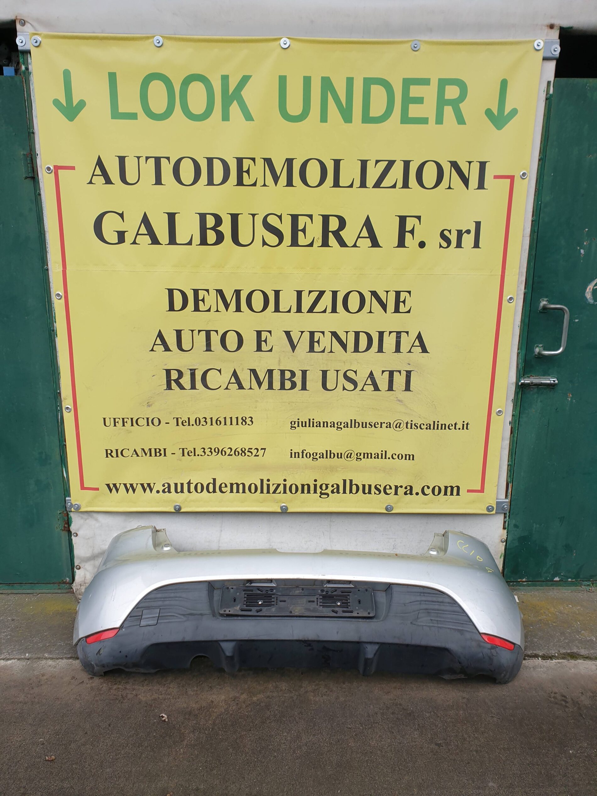 Paraurti Posteriore x Renault Clio 4 – 2018