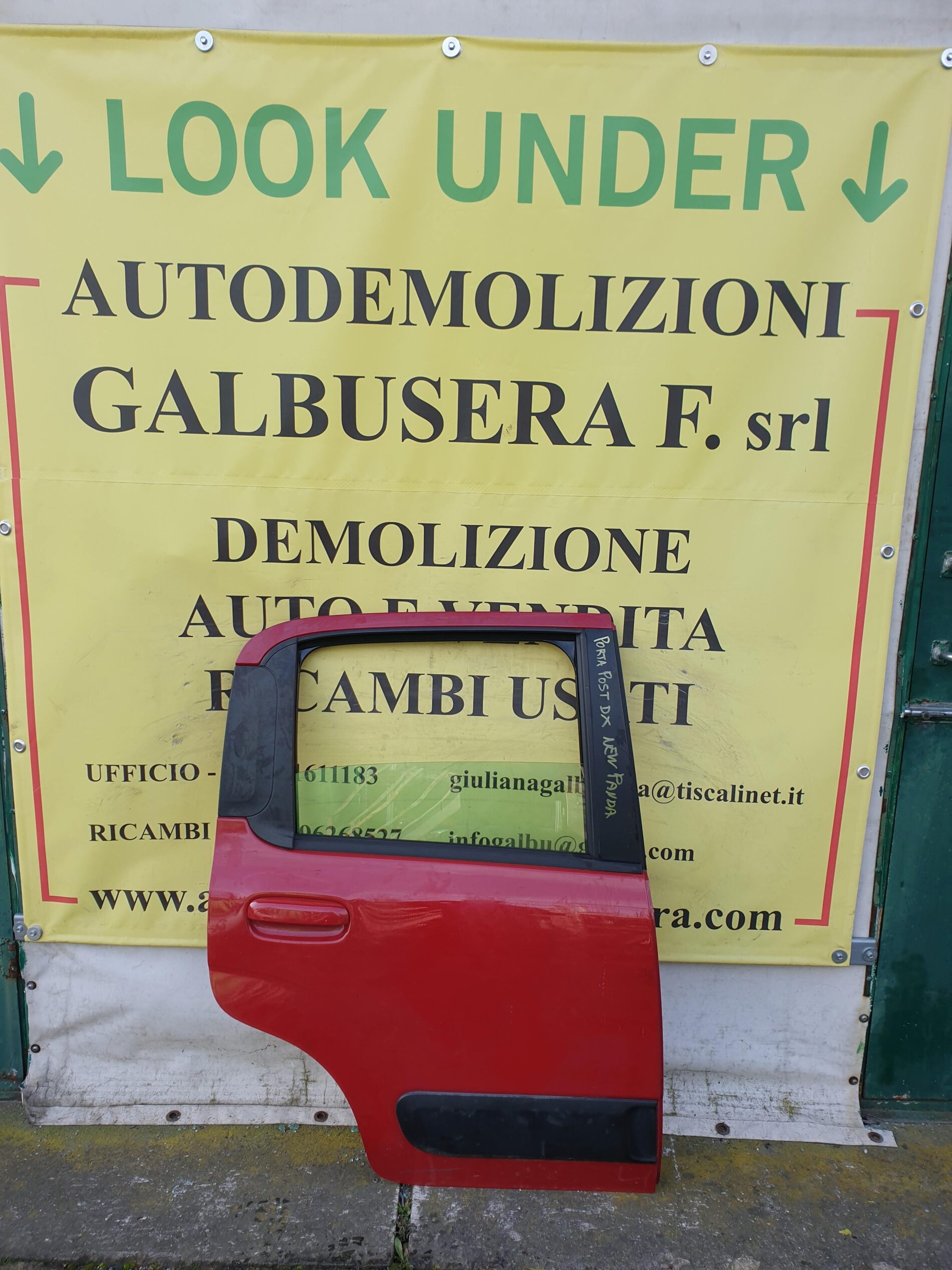 Porta/Portiera Posteriore Destra x Fiat New Panda – 2017