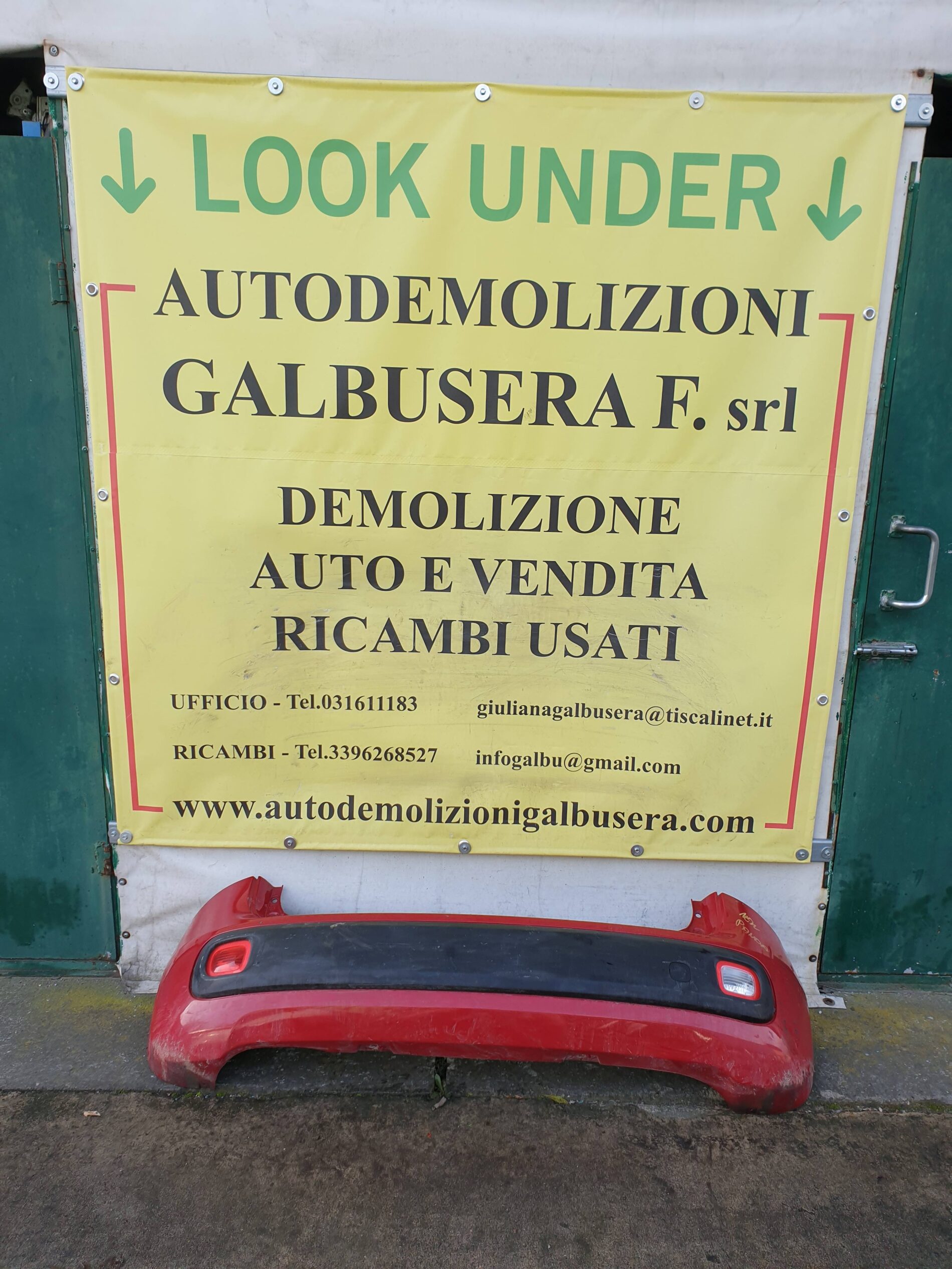 Paraurti Posteriore x Fiat New Panda – 2017