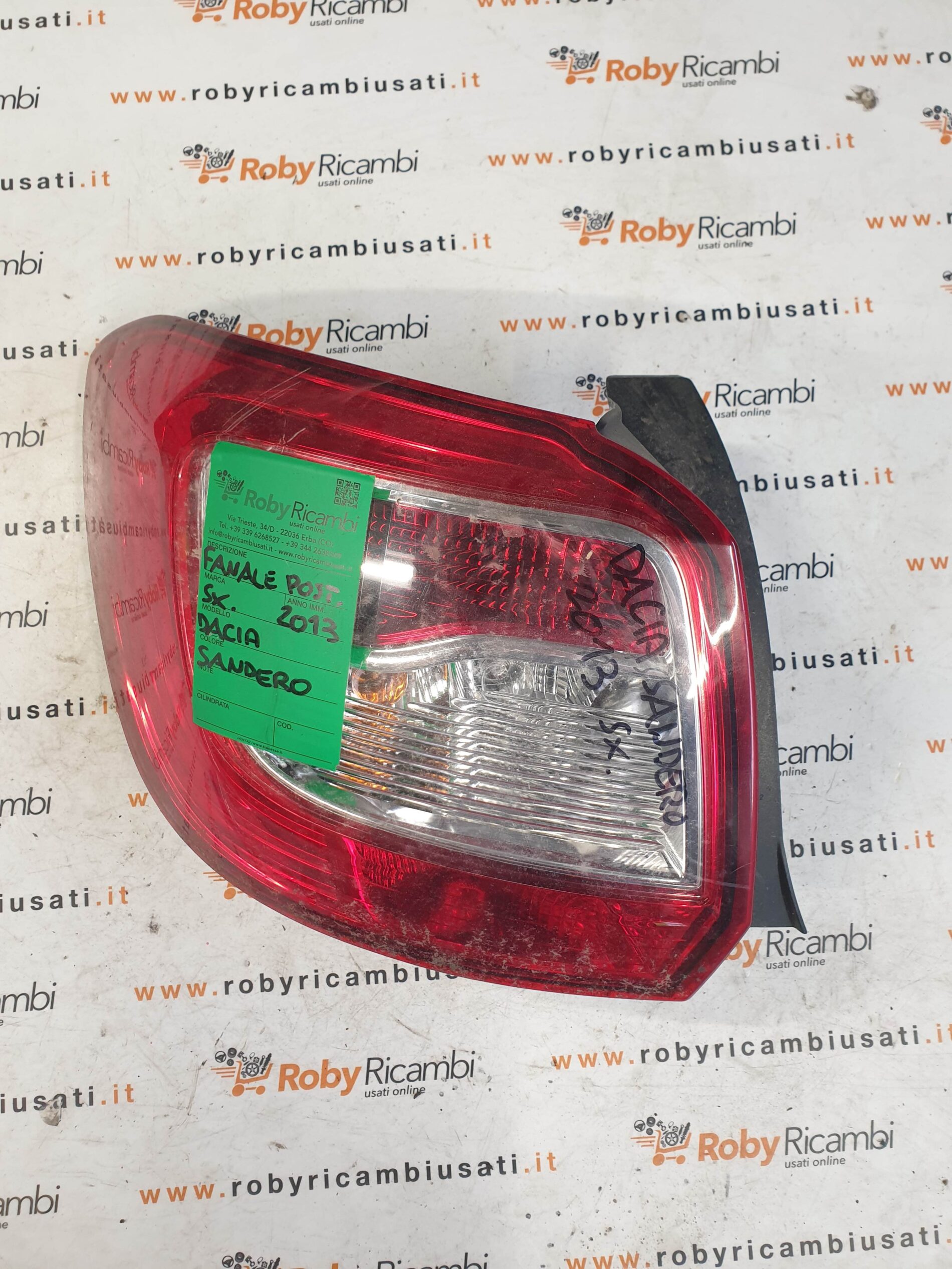 Fanale Posteriore Sinistro x Dacia Sandero – 2013
