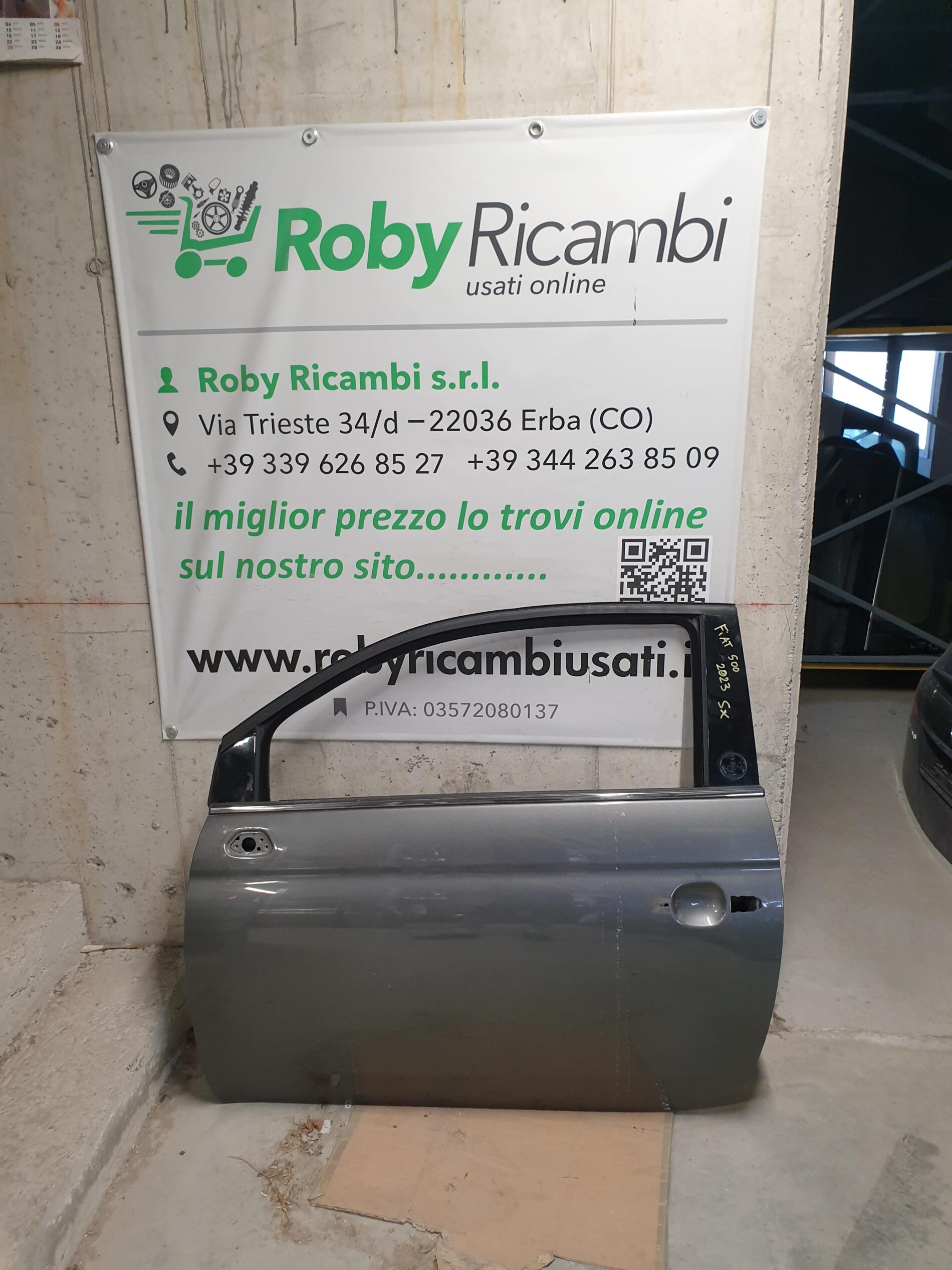 Porta/Portiera Anteriore Sinistra x Fiat 500 – 2023