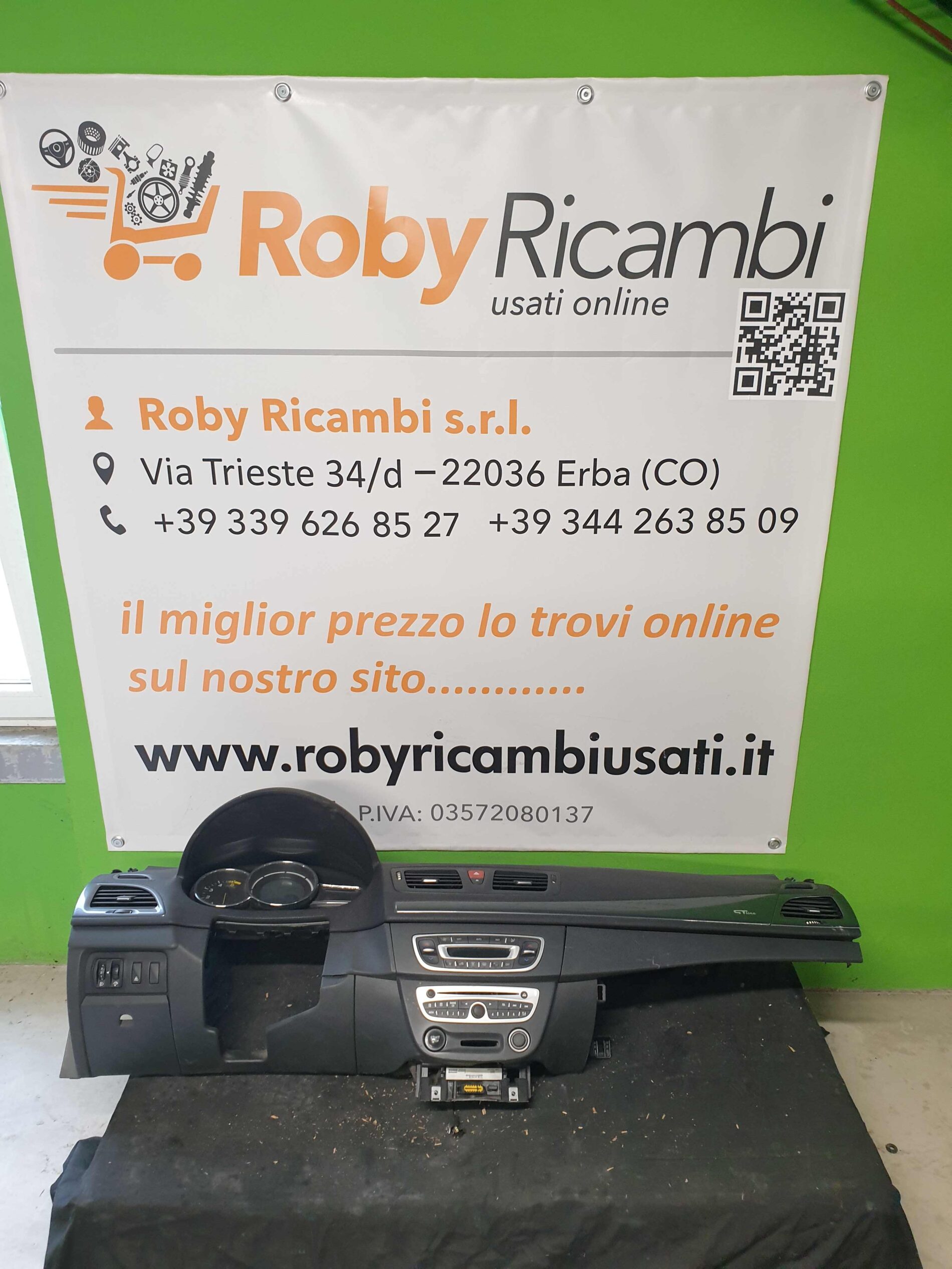 Cruscotto / Plancia Interna x Renault Megane – 2013 (GT Line)