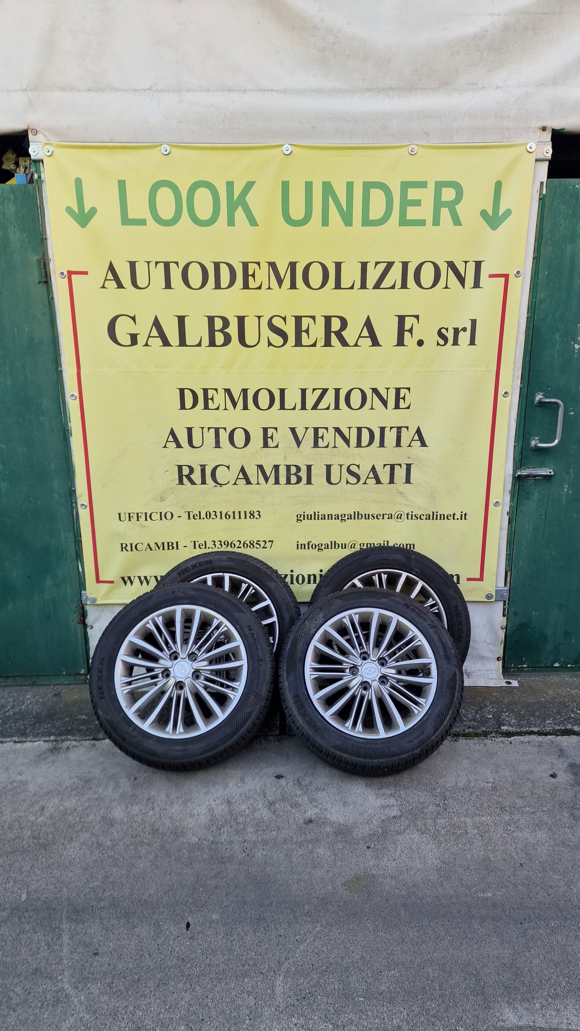 Cerchi Con Gomme x Hyundai Kona 2020 – 215/55/ZR17